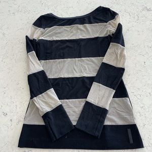 Anatomie striped mesh top